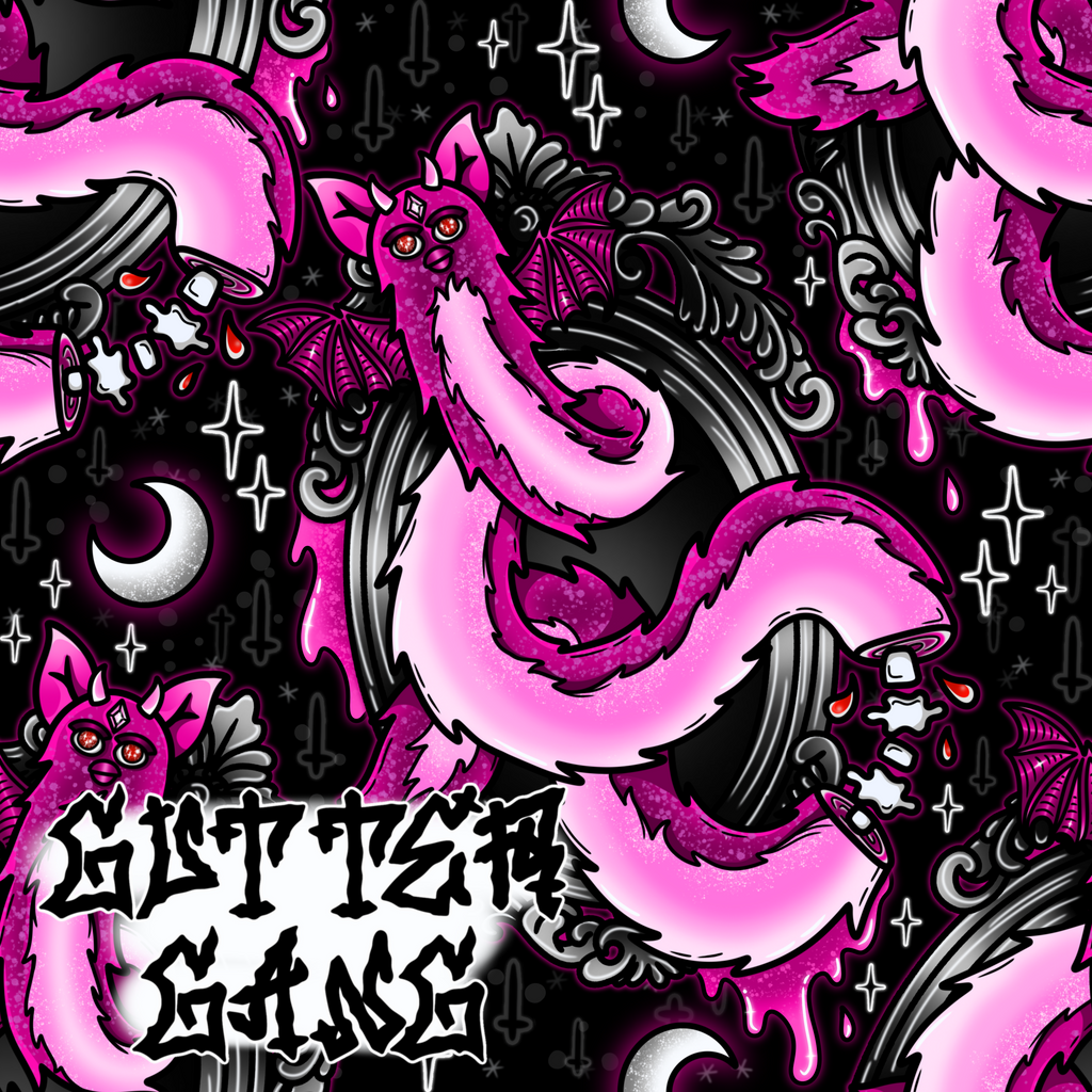 Pink Long Furby Seamless File