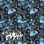 Blue Roller Ghoul Seamless File