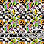 Dopamine Halloween Seamless File