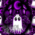 Purple Haunted Mushies PNG