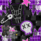 Nice is punk *purple* Seamless File