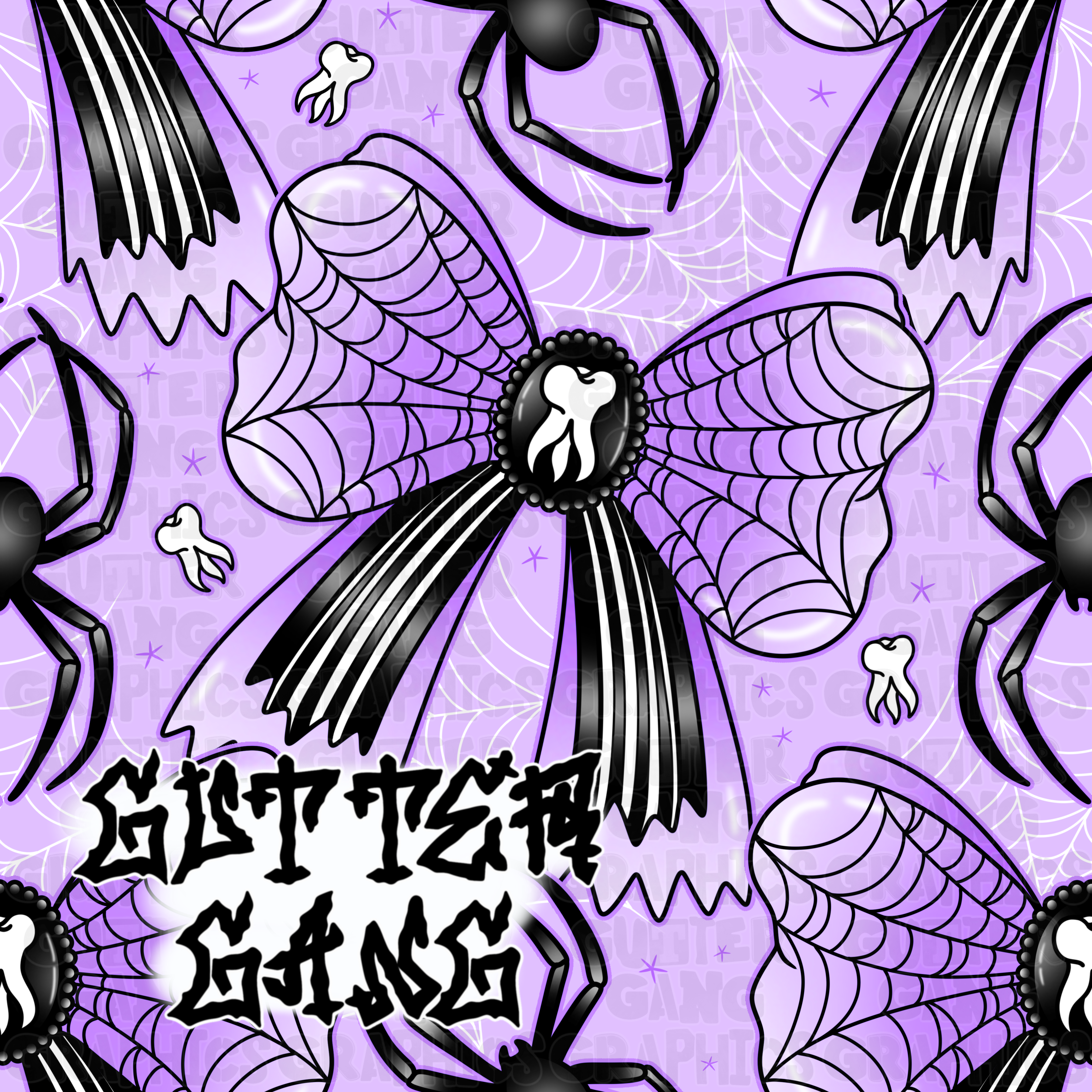 Creepy Coquette Purple #1 Seamless File