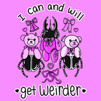 Get Weirder with & w/o words PNG