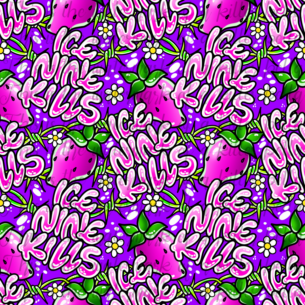 Strawberry INK Seamless File