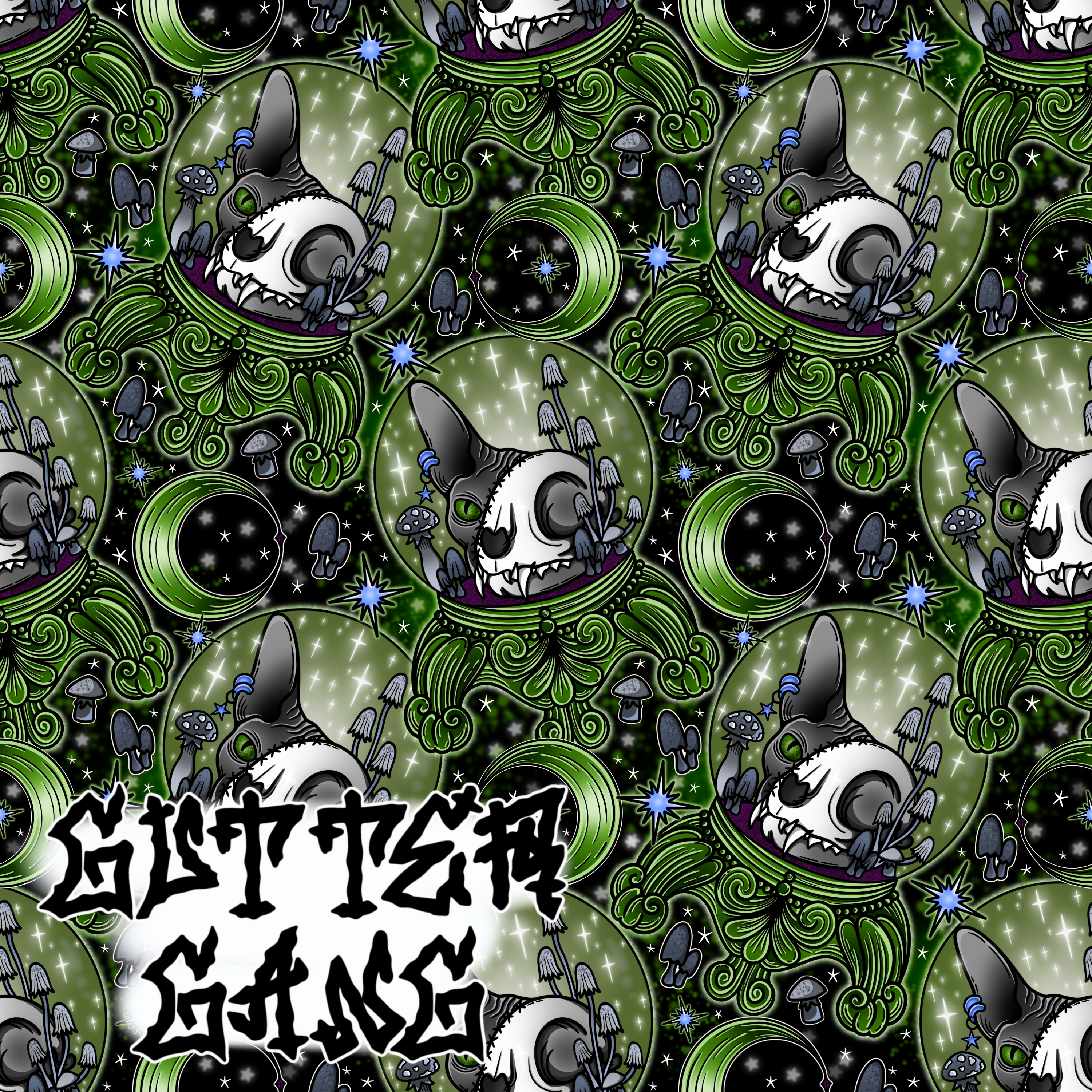 Oddity Kitty #2 Seamless File