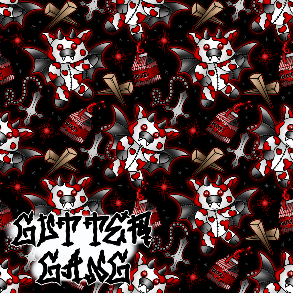 Vampire Cow Seamless File