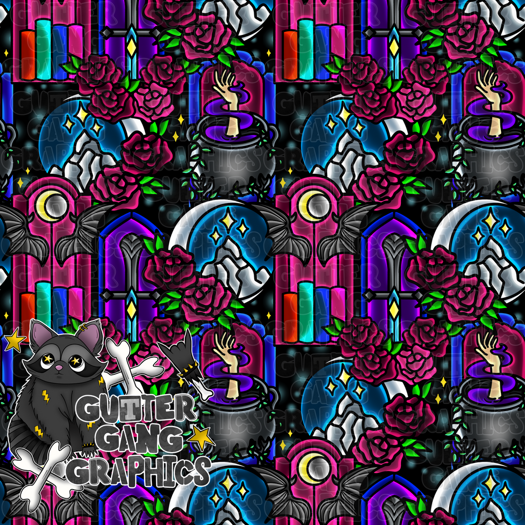 Stained Glass Aco-babe Seamless File