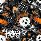 Orange Punk Sk8 Seamless File
