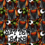 Blood Orange Vampy Bat Seamless File