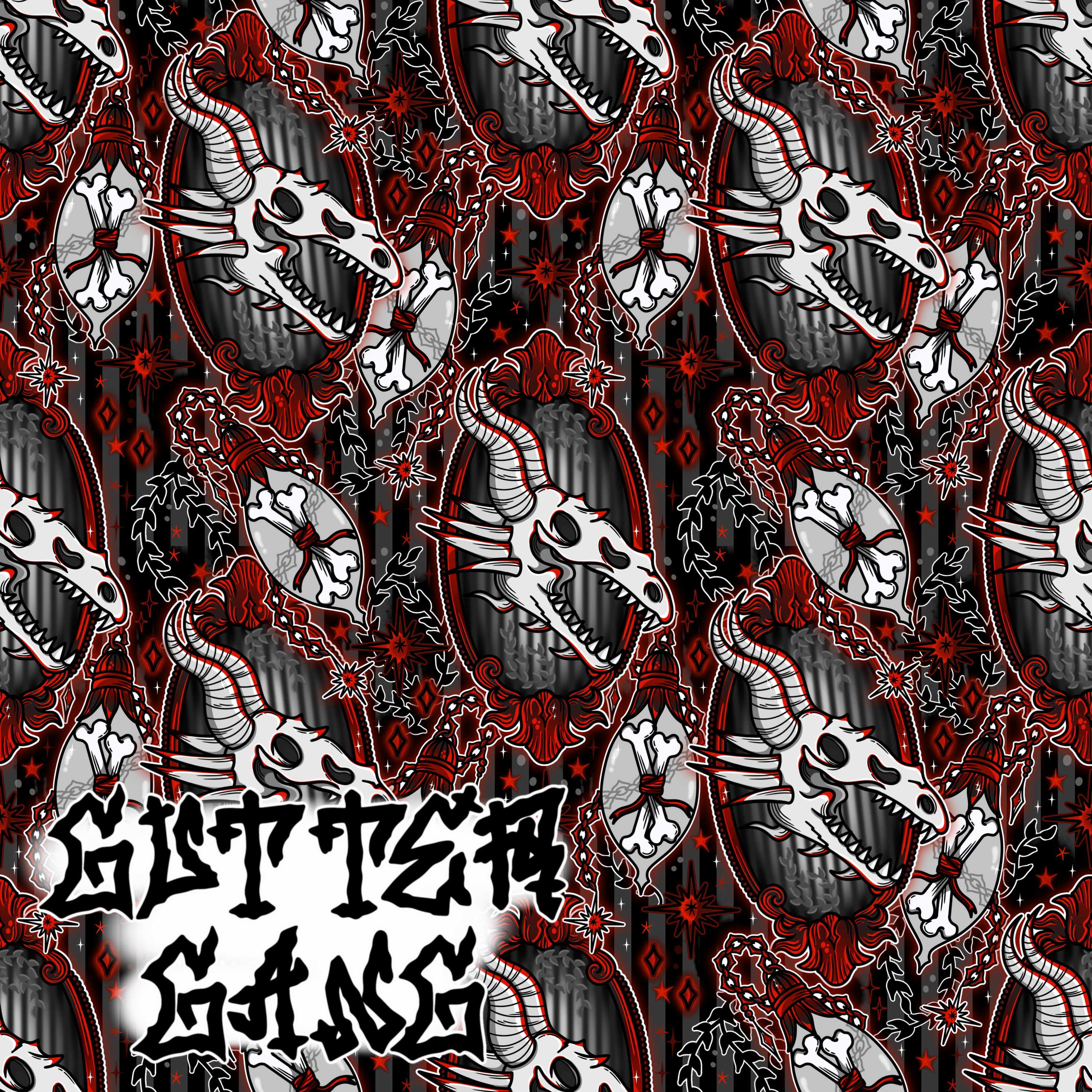 Vintage Dragon #1 Seamless File