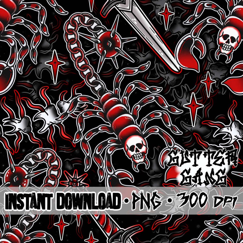 Creepy Crawlies Seamless File