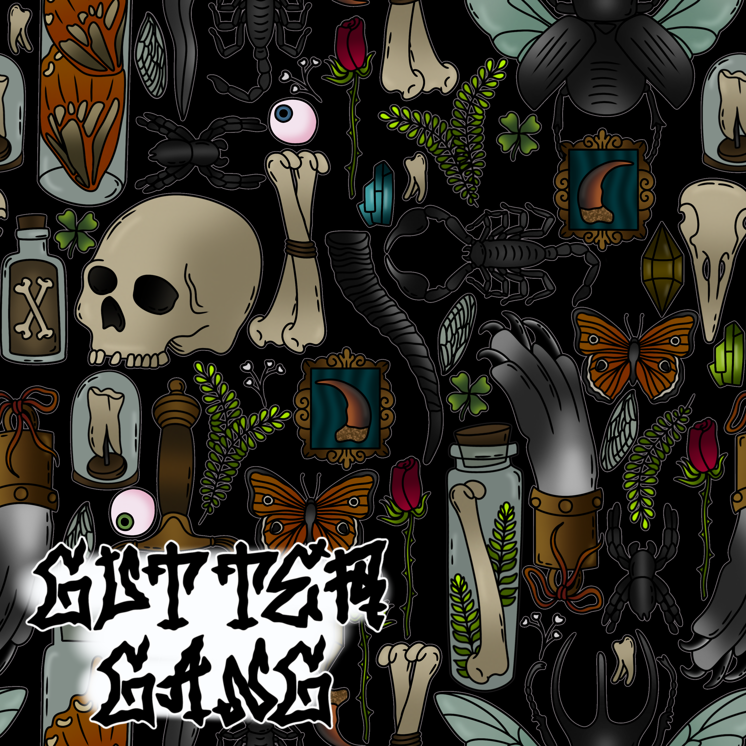 Oddities Wall Seamless File