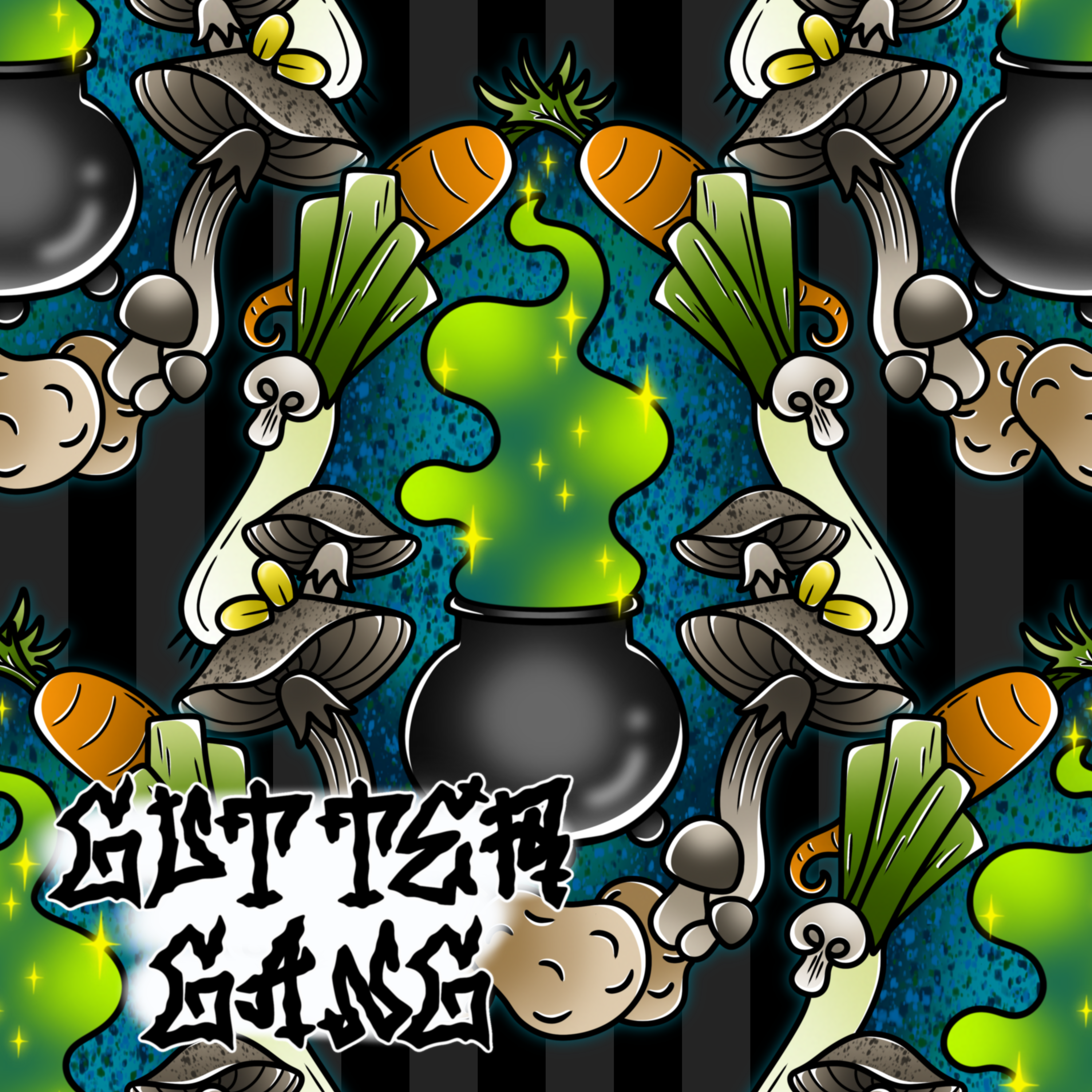 Blue Soup Hag no words Seamless File