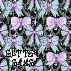 Turquoise & Periwinkle Trendy Ghoul Seamless File