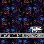 Cathedral Moths Seamless File