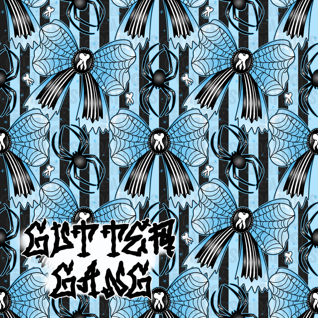 Creepy Coquette Blue #3 Seamless File