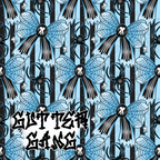 Creepy Coquette Blue #3 Seamless File