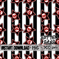 Rocker Skulls on stripes Seamless File