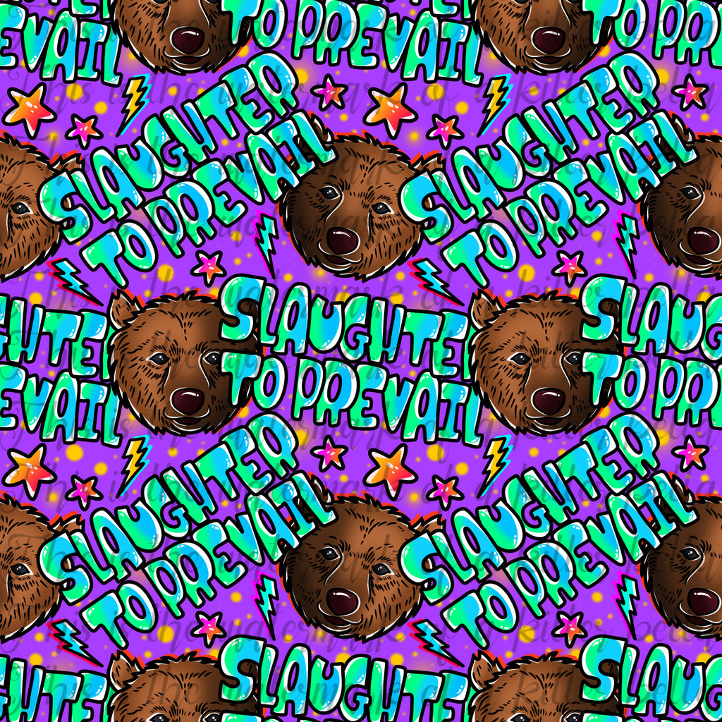 Blue STP Bear Seamless File