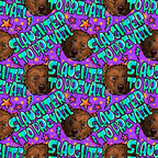 Blue STP Bear Seamless File