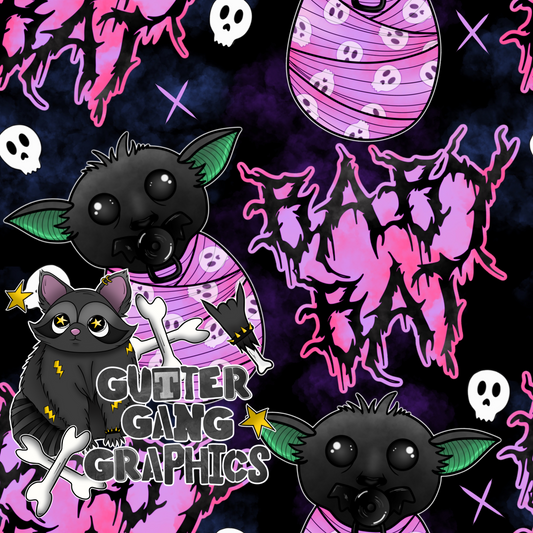 Baby Bat Pink Colorway Seamless File