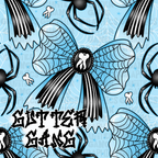 Creepy Coquette Blue #1 Seamless File