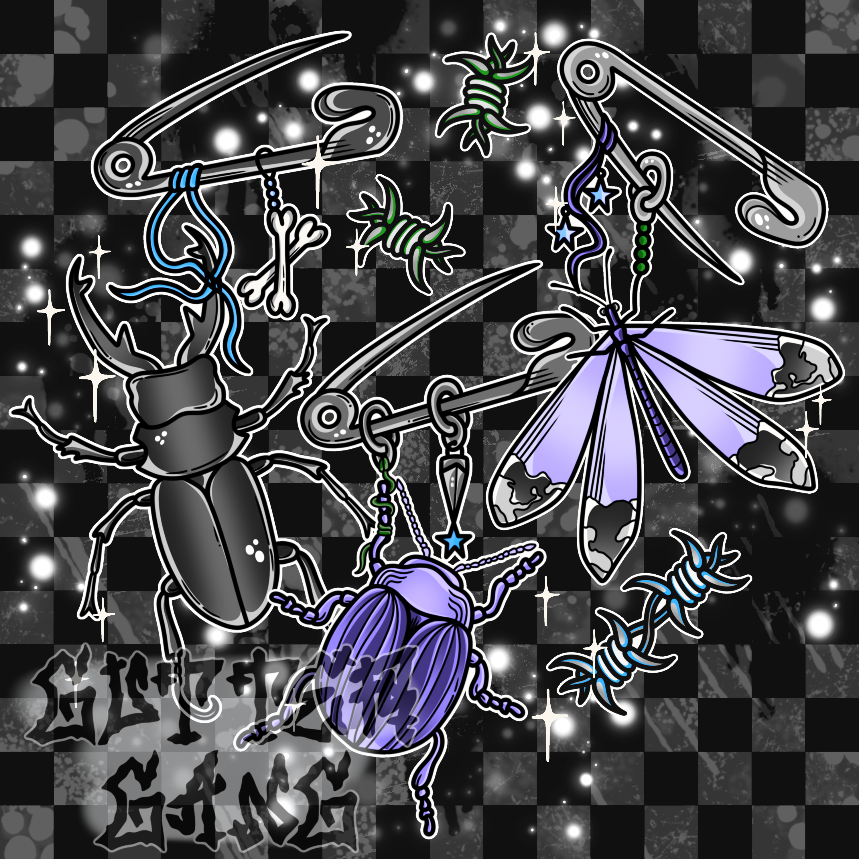 Insect Charms #1 PNG