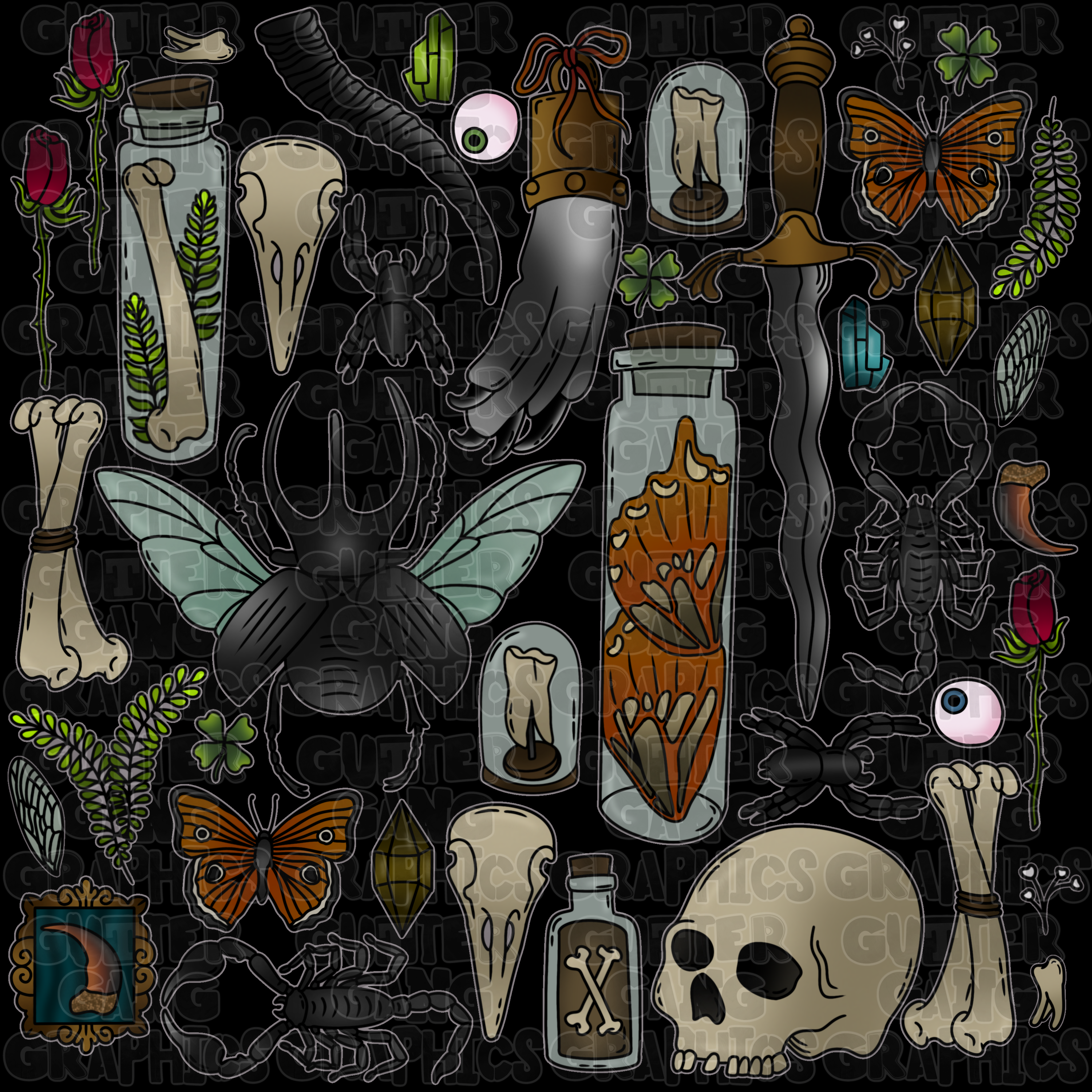 Oddities Wall PNG