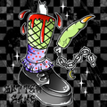 Undead Babe Green PNG