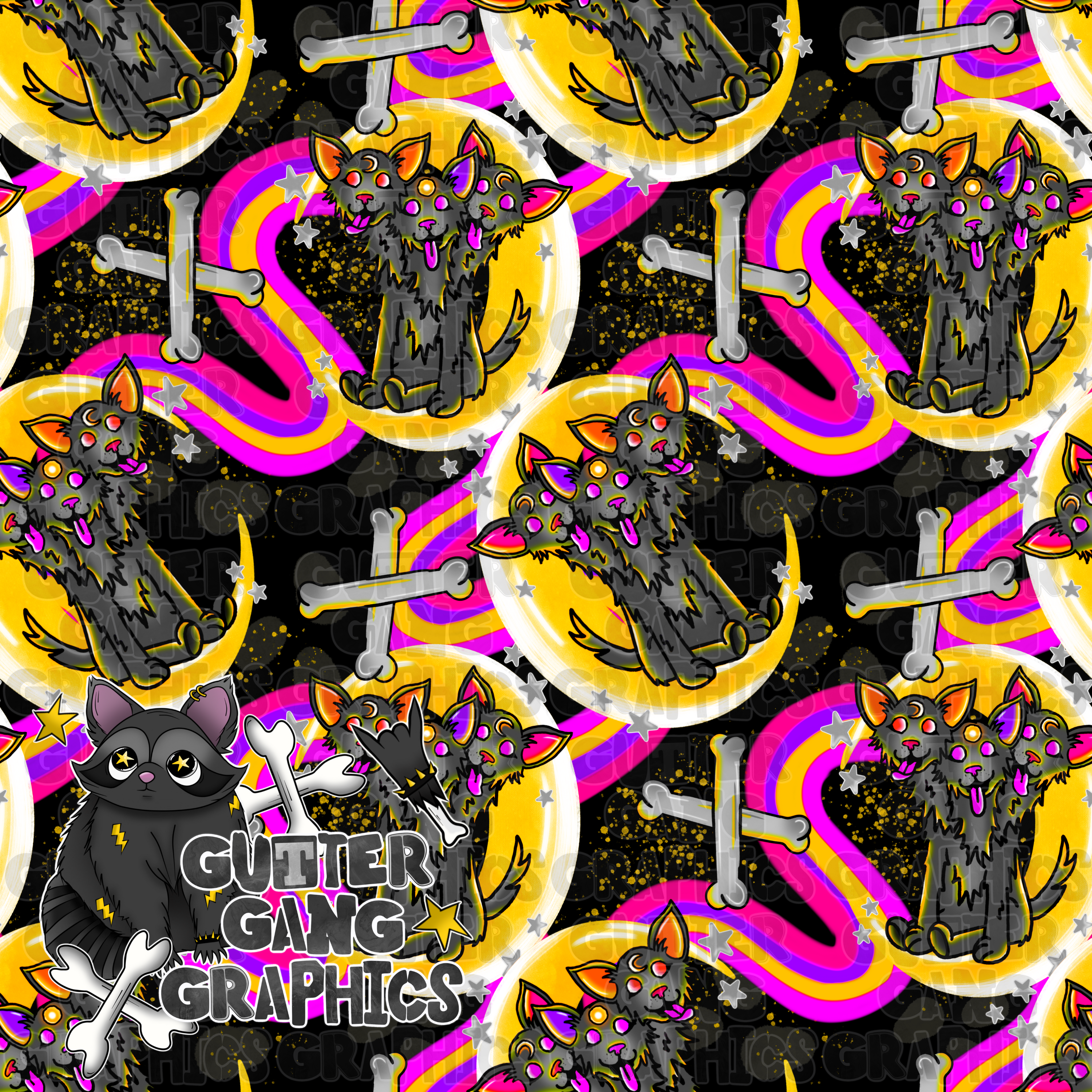 Neon Cerberus #2 Seamless File