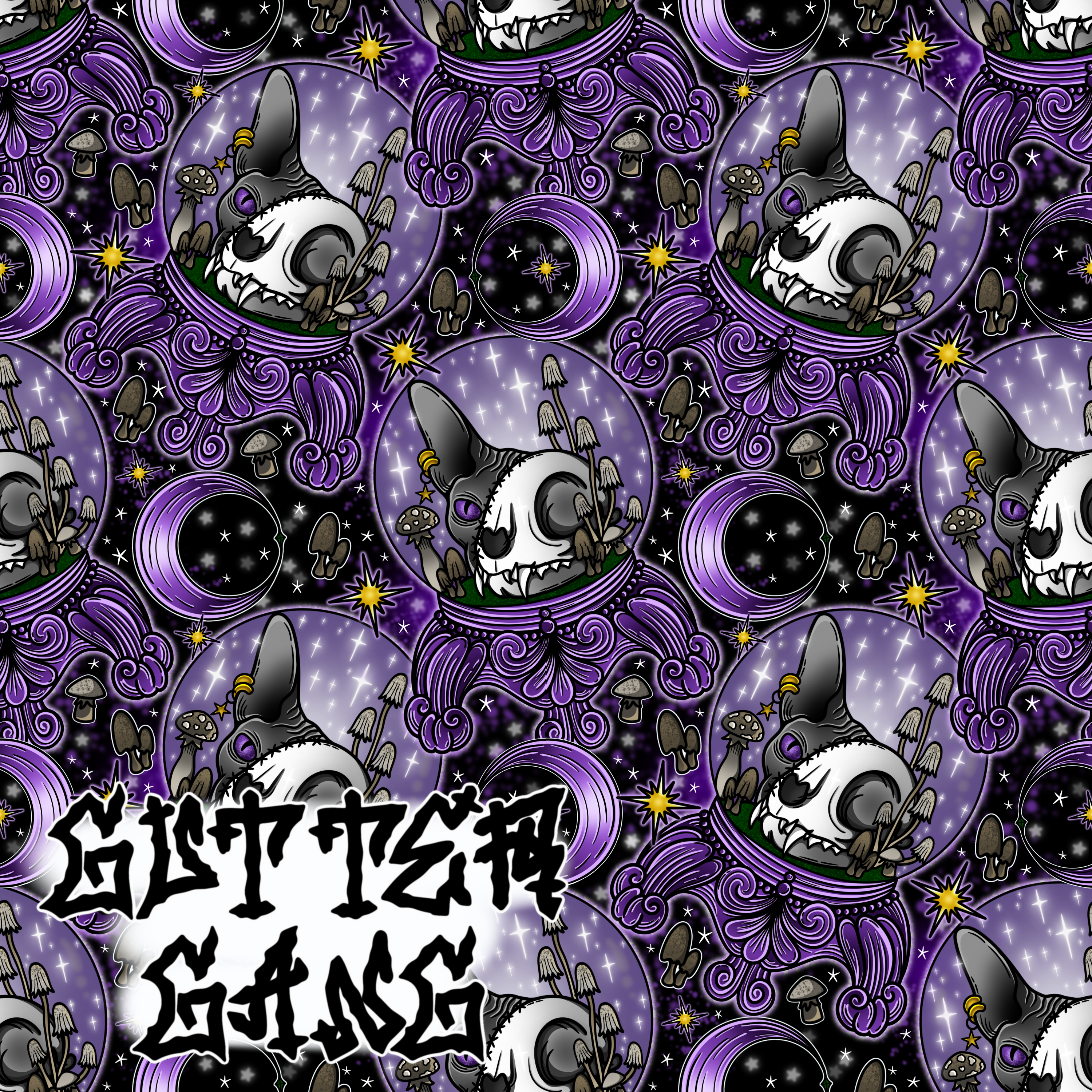 Oddity Kitty #6 Seamless File
