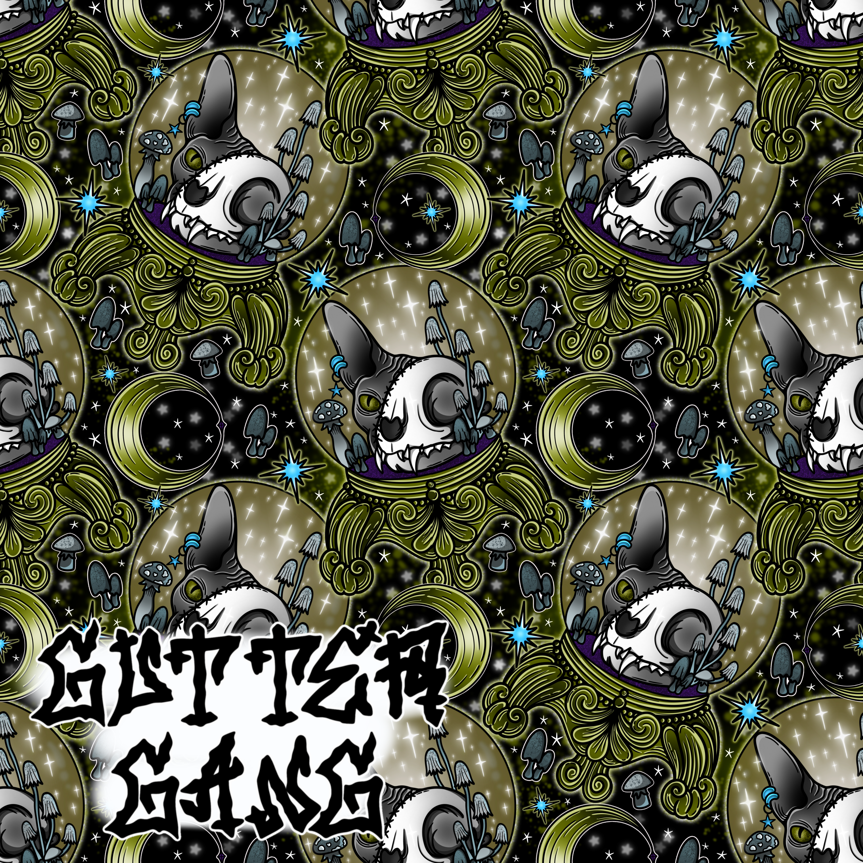 Oddity Kitty #4 Seamless File