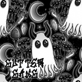 B&W Haunted Mushies Seamless File