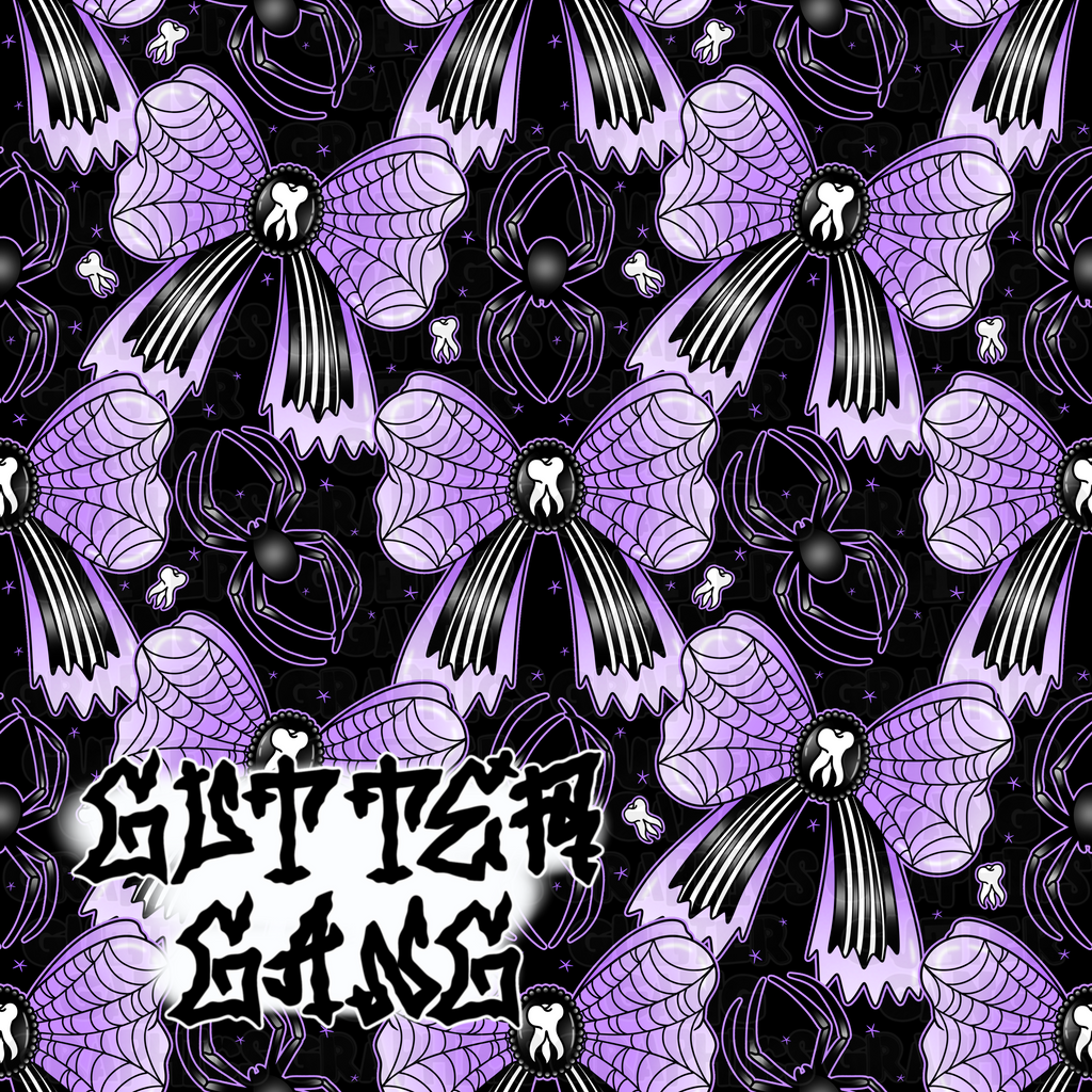 Creepy Coquette Purple #2 Seamless File