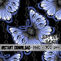 Flying Beauty periwinkle Seamless File
