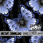 Flying Beauty periwinkle Seamless File