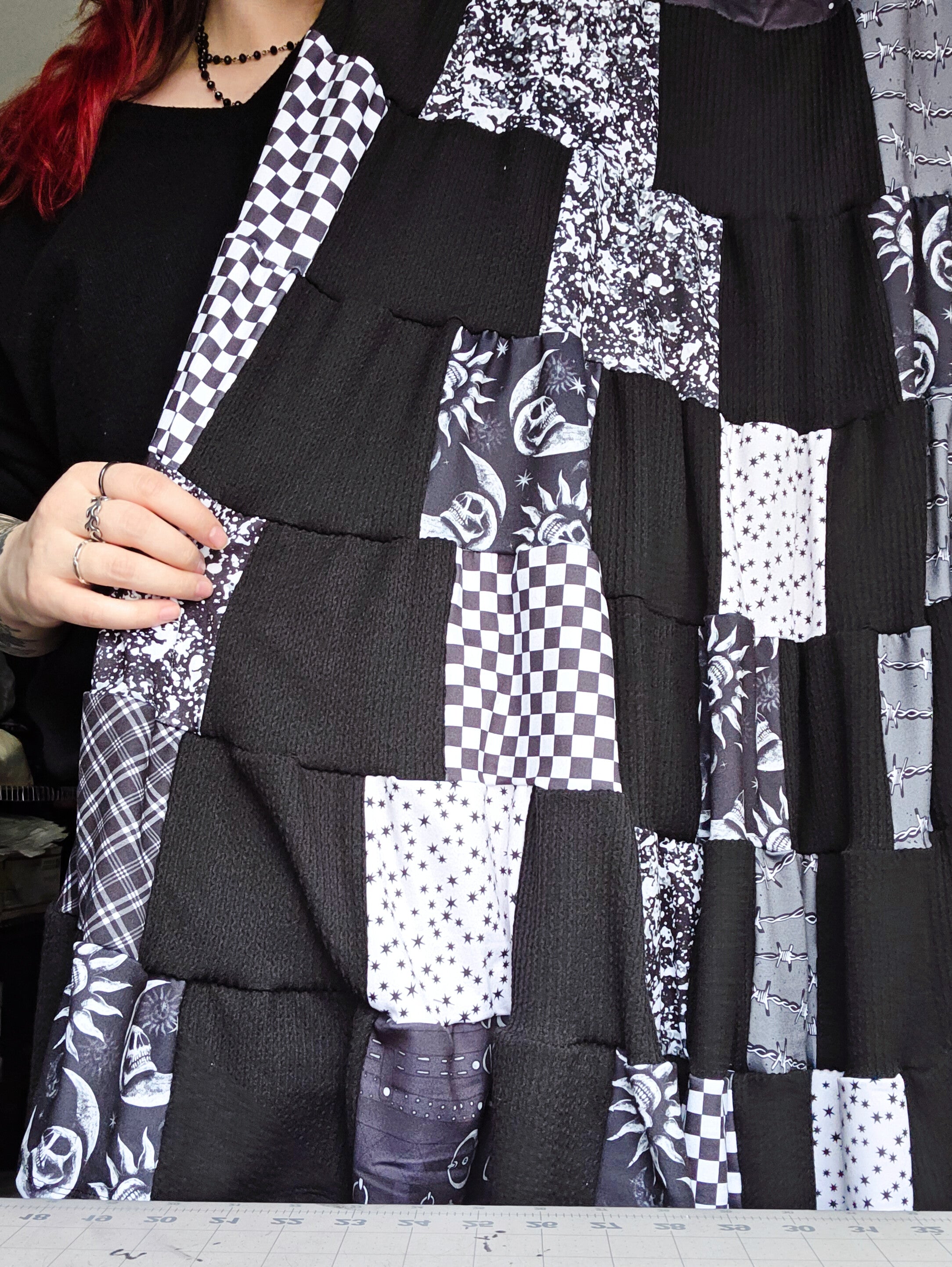 Goth Quilt Sundress 3X(5X BEST FIT)