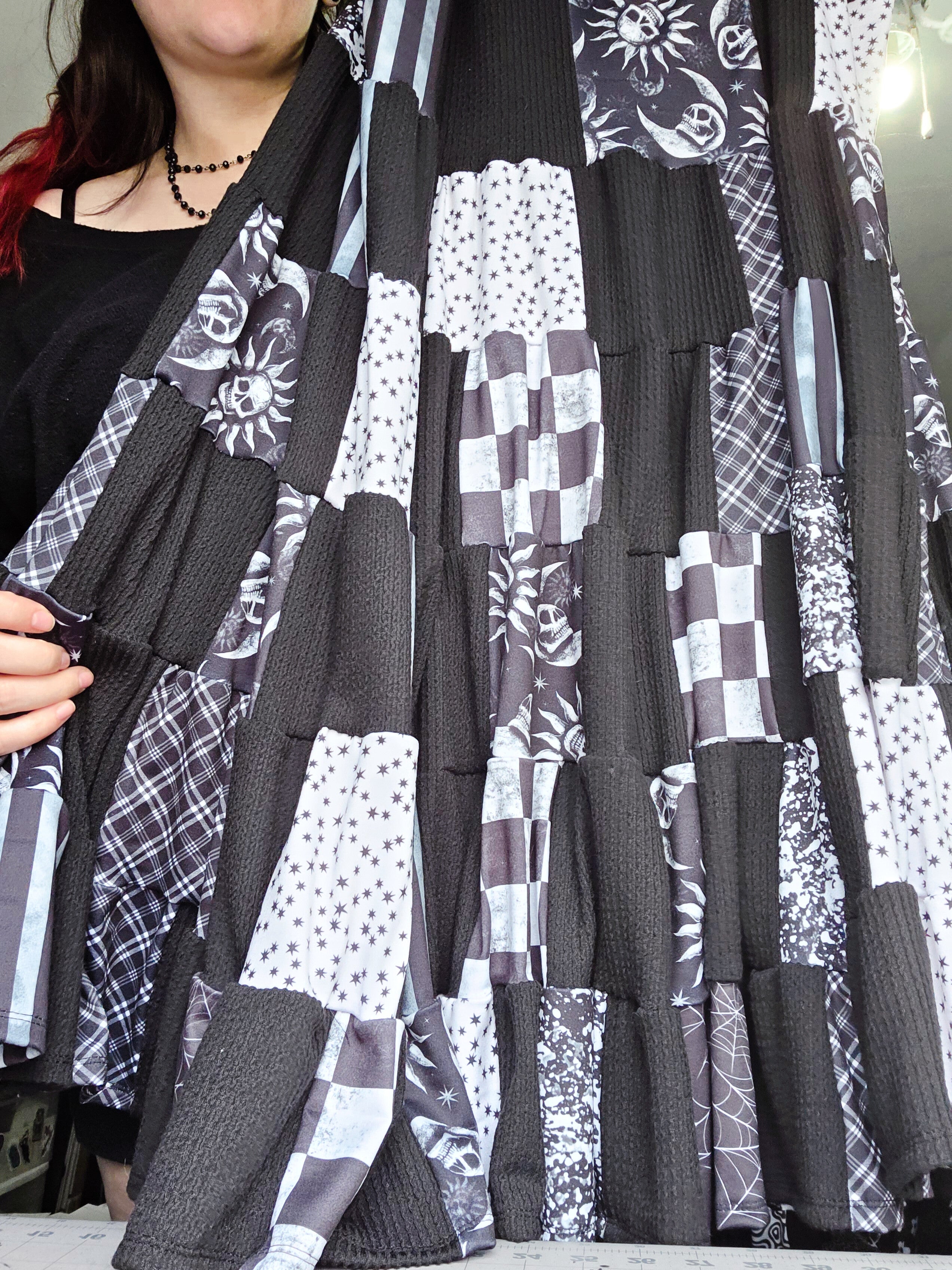 Goth Quilt Sundress 2X (4X BEST FIT)