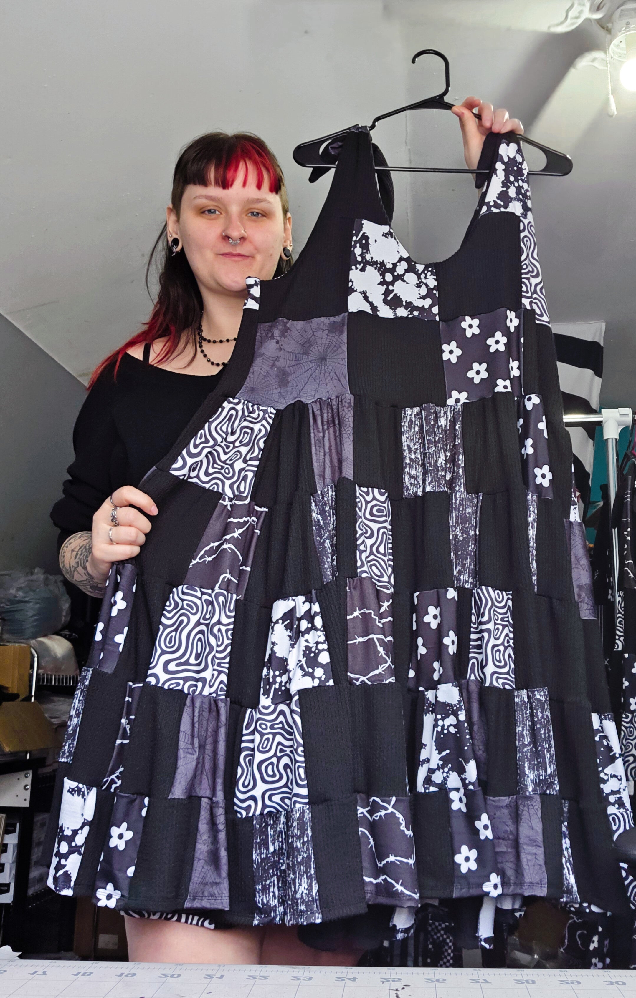 Goth Quilt Sundress XL (3X BEST FIT)
