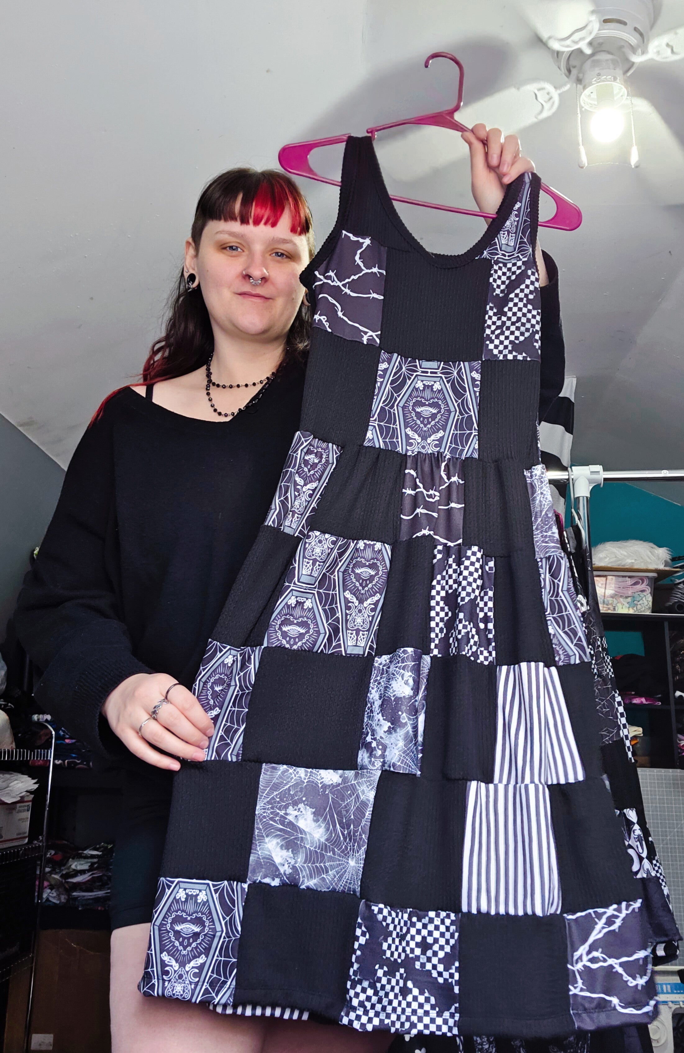 Goth Quilt Midi Small
