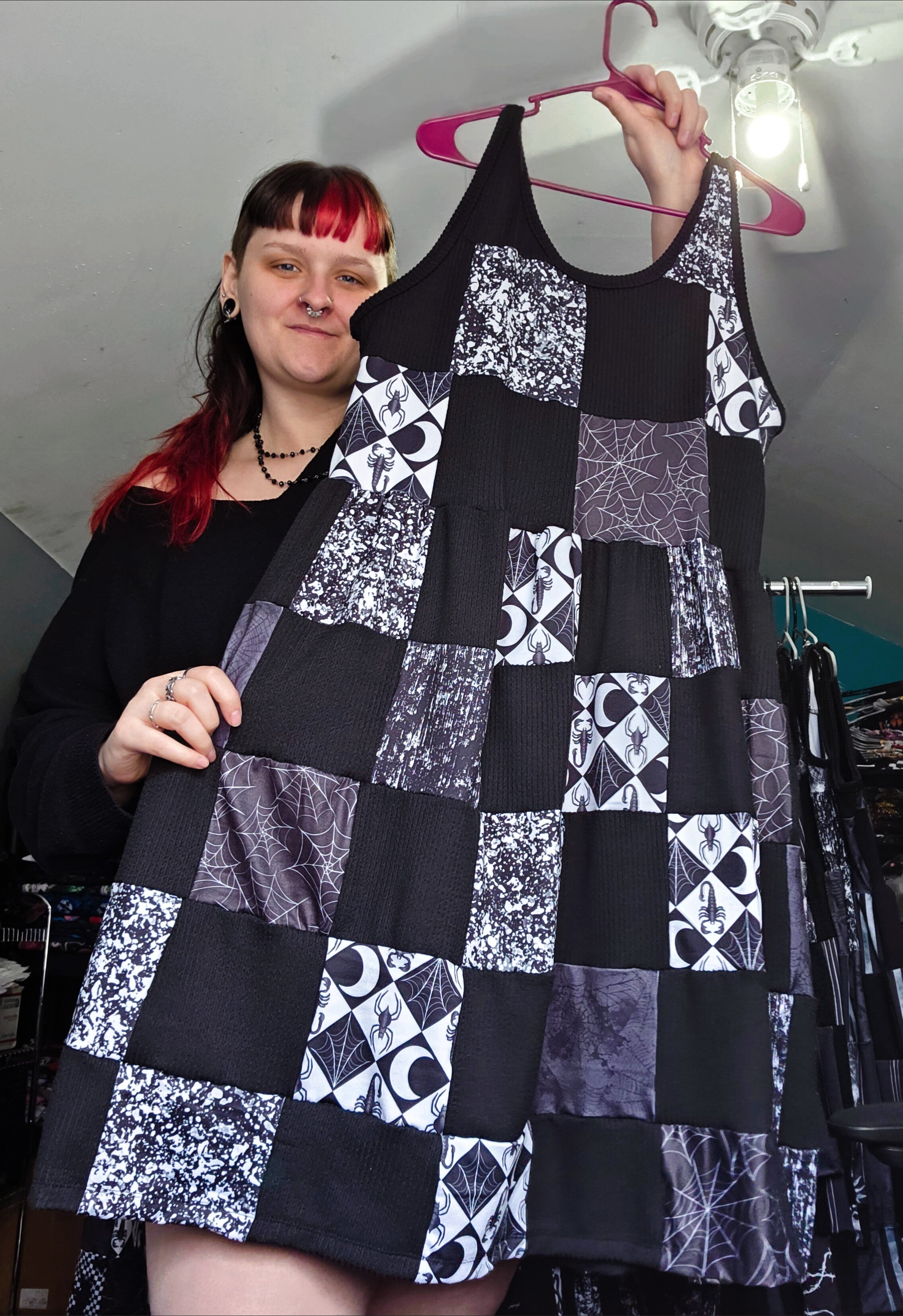 Goth Quilt Midi 2X