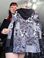 Goth Quilt Cardigain XS