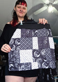 Goth Quilt Skirt Size 18