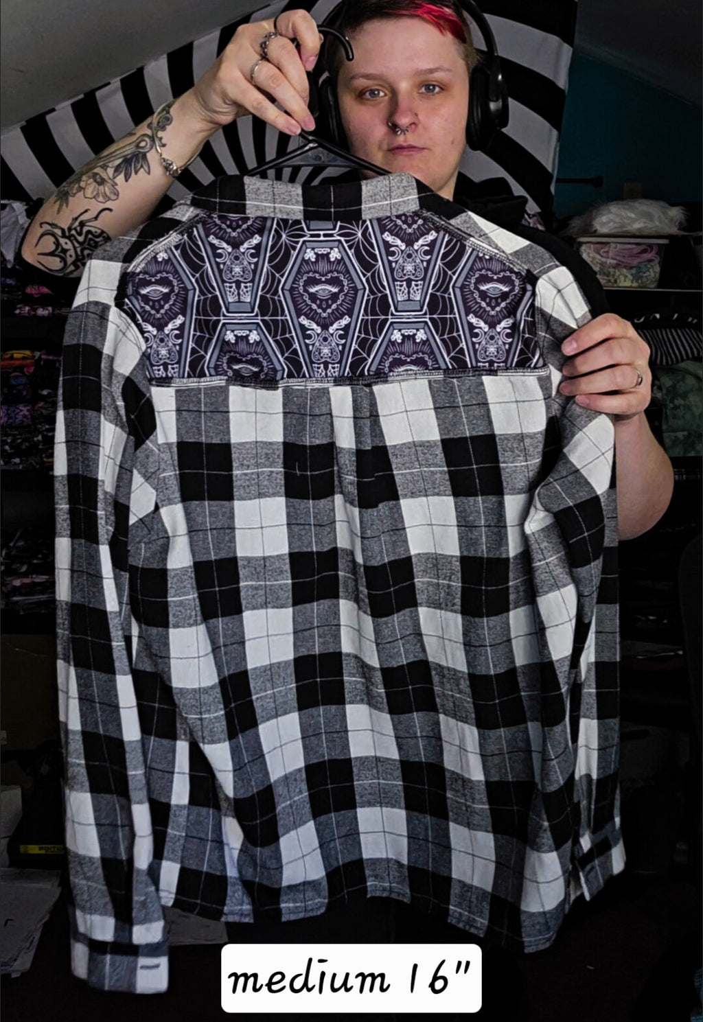 Medium 16in Altered Flannel