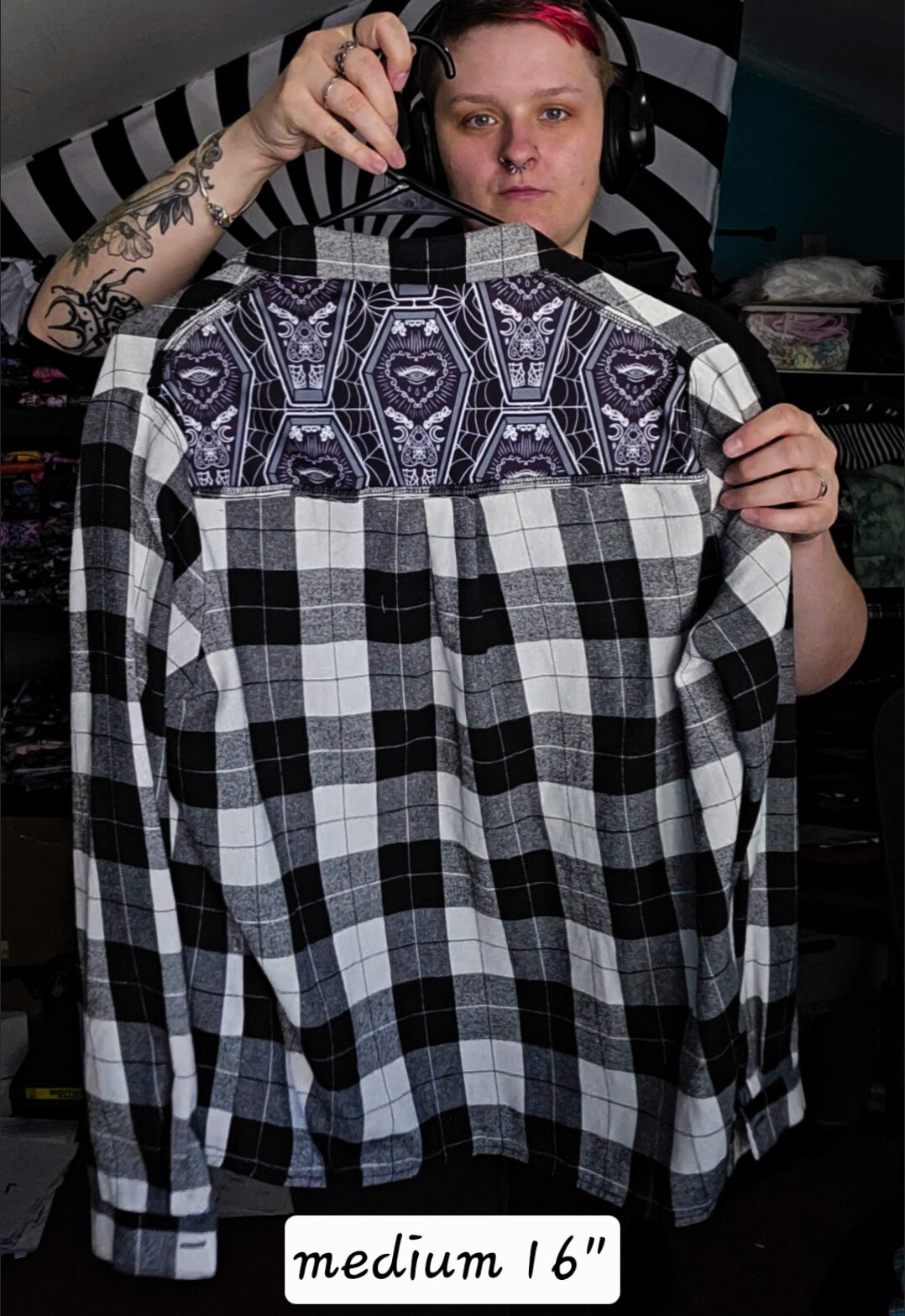 Medium 16in Altered Flannel