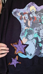 M-XL scrapbook hoodie