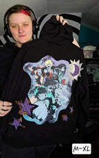 M-XL scrapbook hoodie